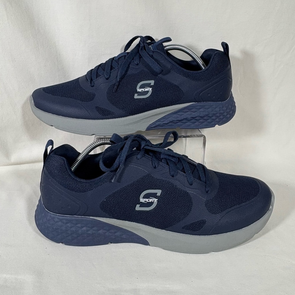 S Sport By Skechers Men's Troy Navy Blue/Gray Size 10.5